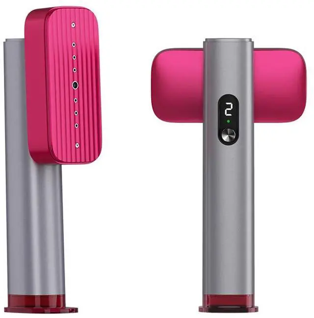 Main image of G5 Pro Travel Steamer For Clothes, 110-240V Portable Handheld Irons-15S Fast Heat Up, Auto Shut-Off Rotating Head With Big Iron Panel, 100Ml Tank Self-Standing For Global Travel(Silver-gray pink)