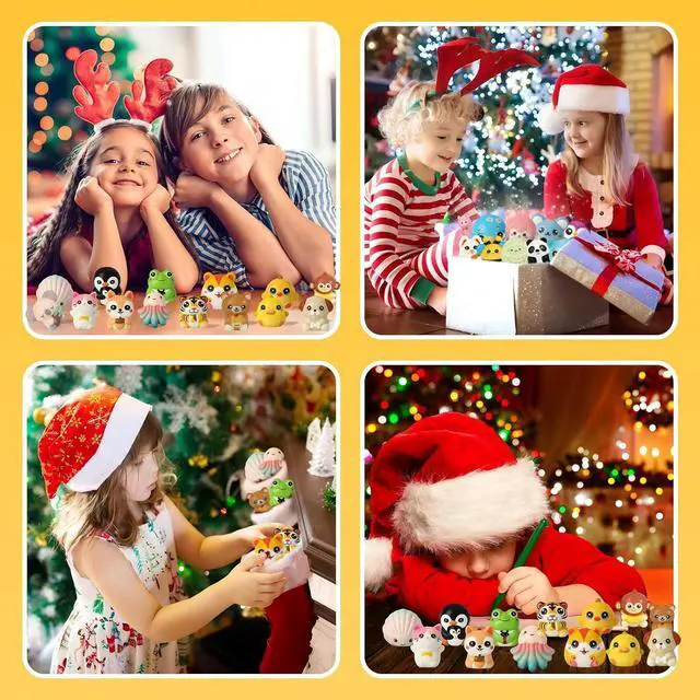 Alt view image 7 of 7 - 24PCS Squishy Party Favors for Kids - Cute Squishies Toys Bulk Animal Squishy Party Favors Birthday Goodie Bags Stuffers End of Year Student Gifts from Teacher 5th Grade Graduation Gifts