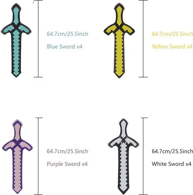 Alt view image 2 of 3 - Mkork&fzsx Inflatable sword toy Weapons Sword kid Party Favors ( pack of 16 )