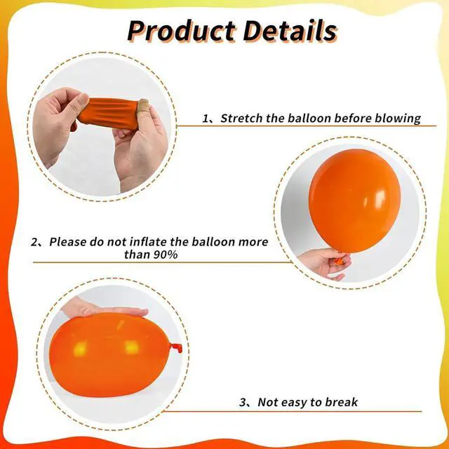 Alt view image 7 of 7 - Fall Balloon Arch Kit, Fall Birthday Party Decorations, Orange Burgundy Yellow Gold Confetti Balloons Garland Kit with 6.5 Ft Maple Leaves for Home Thanksgiving Autumn Baby Shower Party Decor Supplies