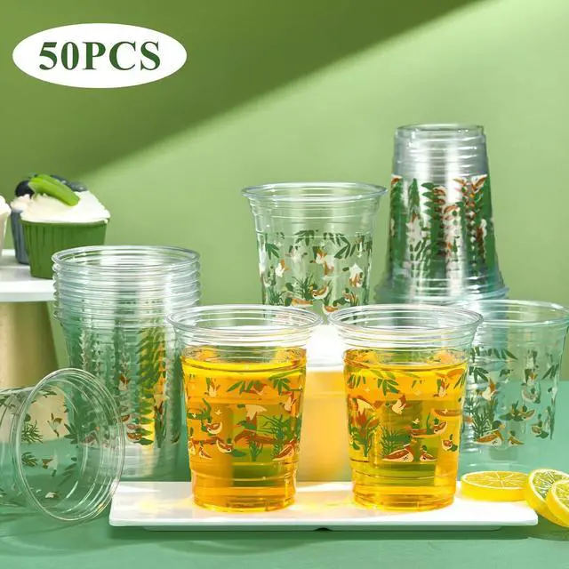 Alt view image 3 of 6 - Qinyoung 50 Pcs 16 oz Mallard Duck Cups for Mallard Duck Party Decorations Mallard Duck Baby Shower Cups Plastic Disposable Drinking Cups Hunting Birthday Party Supplies