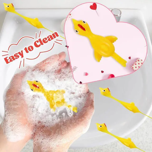 Alt view image 2 of 7 - Valentines Day Cards for Kids School 36pcs Flying Chicken Slingshot Toys with Valentine Cards, Valentine Exchange Cards for Boys Girls Toddler School Class Classroom Party Favors