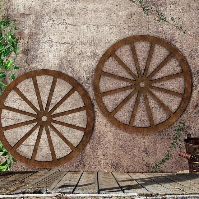 Alt view image 5 of 7 - 24 Pcs Western Theme Party DecorationsKSKSPE Birthday Table Centerpieces Mini Horseshoes Wagon Wheel Horse Rodeo Decor for Crafts Wedding Party Favor, Wild West Cowboy Western Party Decor