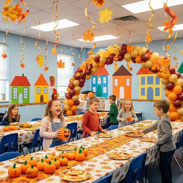 Alt view image 3 of 7 - Fall Balloons Arch Garland Kit Burnt Orange Burgundy Mustard Yellow Balloon with Maple Leaf Garland Pumpkin Pine Cone Foil for Autumn Thanksgiving Harvest Birthday Baby Shower Party Decoration