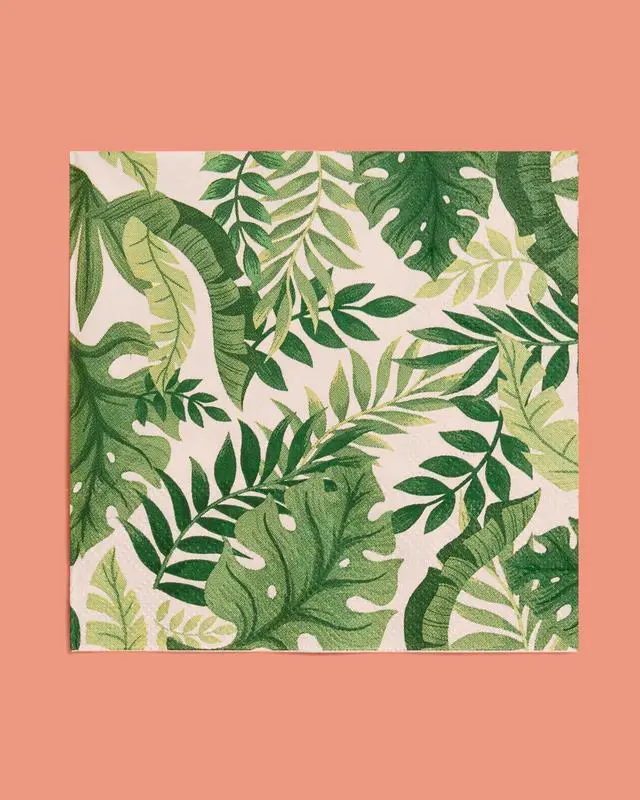 Alt view image 5 of 7 - xo, Fetti Animal Print Safari Napkins - 3-ply, 24 pcs | Jungle Cocktail Napkins, Zoo Dinner Party Setting, Kids Wild Birthday Decoration, Rainforest Tablescape