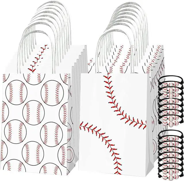 Main image of 32PCS Baseball Party Favors, 16PCS Baseball Gift Bags and 16PCS Baseball Charms, Baseball Party Decorations Baseball Birthday Party Supplies Goodie Bags Adjustable Sport Gifts for Teams