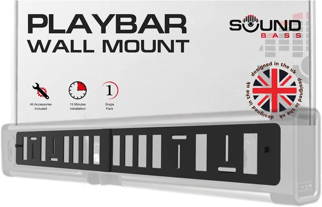 Main image of Sound Bass Playbar Wall Mount Bracket Kit with Mounting Accessories
