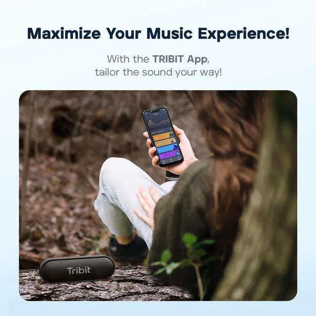 Alt view image 6 of 7 - Tribit XSound Go Portable Bluetooth Speaker, 16W, 24H Playtime, Blue