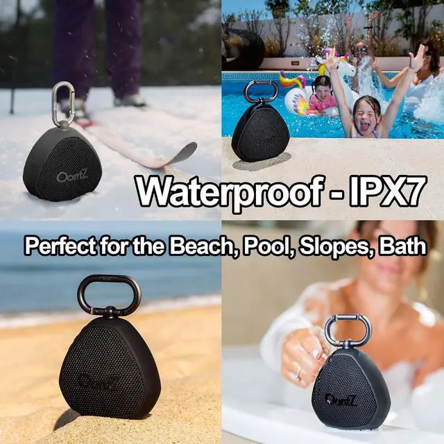 Alt view image 3 of 5 - OontZ Angle Clip Portable Bluetooth Speaker, 5W, 12-Hour Playtime, IPX7