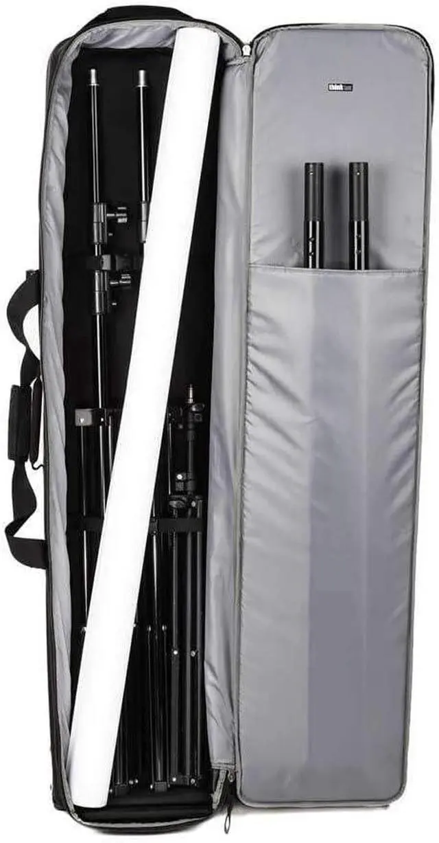 Alt view image 2 of 6 - Think Tank Stand Manager 52 Rolling Lighting Equipment Case - Black, Professional, X-Large
