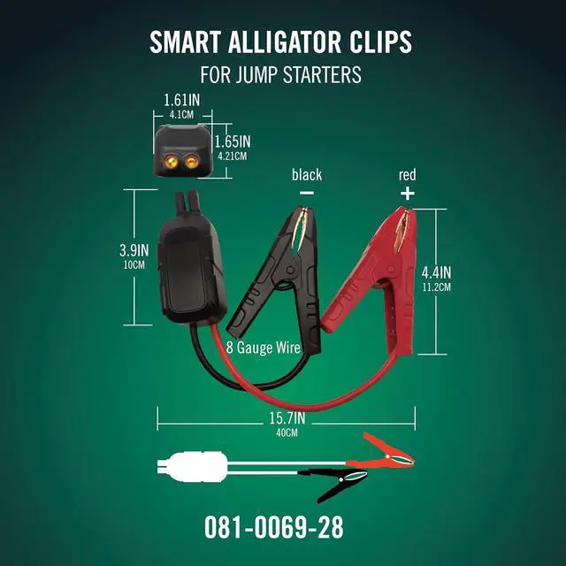 Alt view image 6 of 7 - Battery Tender 1500 AMP Lithium Jump Starter - 12000mAh Portable Power Station - LED Flashlight Emergency Strobe - 3 Fast USB Charging Ports - 030-2020-WH