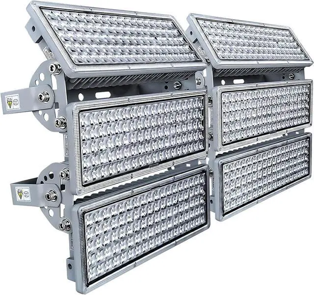 Main image of Kekeou 600W LED Flood Lights Outdoor 300W Stadium Light 2 Pack Arena Lights 600 Watt 84000LM 6500K Adjustable Lighting Angle Exterior Flood Light IP67 Waterproof for Playground