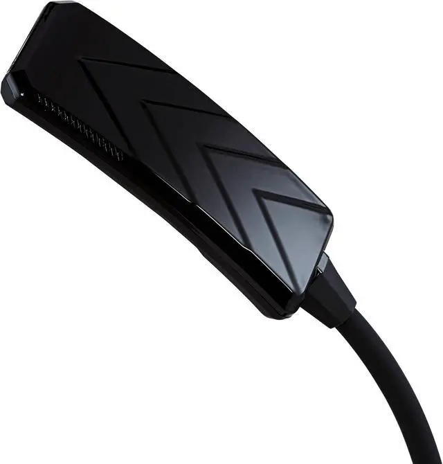 Alt view image 7 of 7 - 360 Lighting Ricky Modern Minimalist Desk Table Lamp with USB Charging Port LED Gooseneck Adjustable Height 13.75" High Black Touch On Off Dimmer for Bedroom House Bedside Nightstand Home