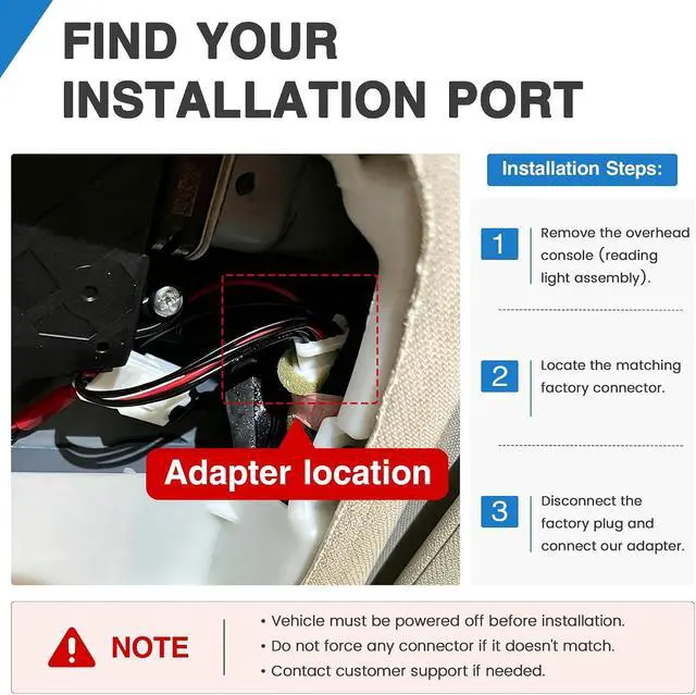 Alt view image 4 of 7 - DashCam Power Adapter,(5P TypeE) Compatible with Select Subaru | for Car with Auto Dimming Rearview Mirror,Built-in Hide USB to GPS Radar Dash Cam Charger Adapter Cable,Clean Install
