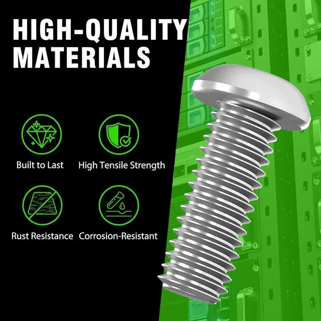 Alt view image 3 of 5 - M6 x 16mm Rack Mount Cage Nuts, Screws and Washers - 50 Pack for Server Cabinets, Shelves, Routers - Self-Locking Cable Ties