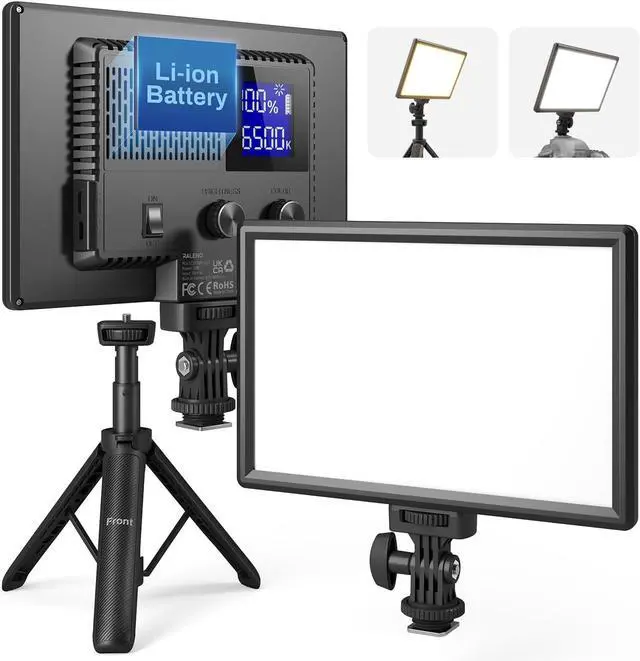 Main image of 9" LED Video Light, 2500K-6500K Camera Light with Desk Stand