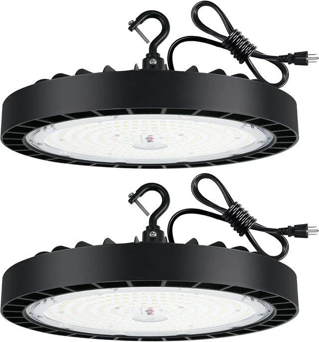 Main image of hykolity UFO LED High Bay Light, 150W, 19500LM, 5000K Daylight, 130LM/W