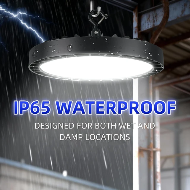 Alt view image 4 of 7 - hykolity UFO LED High Bay Light, 150W, 19500LM, 5000K Daylight, 130LM/W