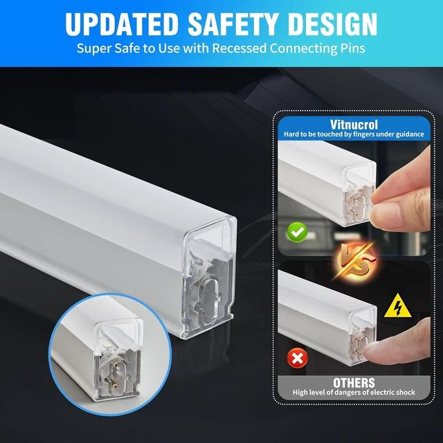 Alt view image 4 of 7 - 25-Pack Hexagon Garage Lights, 168W 21840LM LED Honeycomb Lights Ceiling