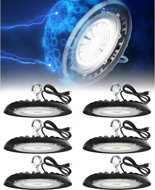 Main image of Barrina High Bay LED Shop Lights, 150W, 21000LM, IP65 Waterproof, 5000K