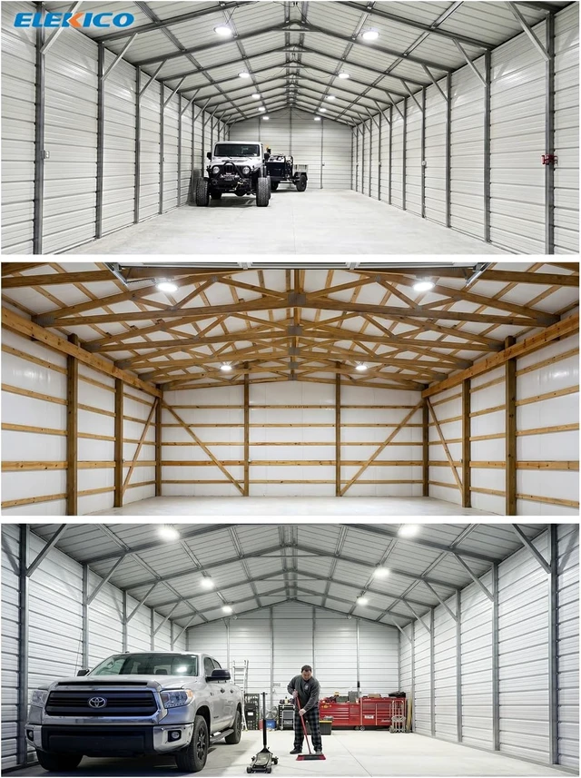 Alt view image 2 of 7 - ELEKICO UFO LED High Bay Light 150W, 22500LM Super Bright Led Shop Light