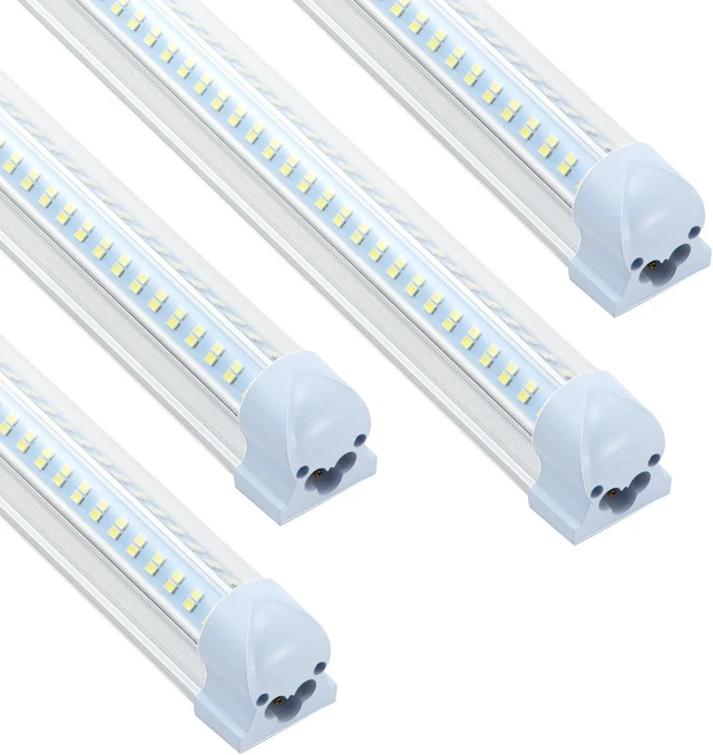 Main image of 4 Pack 2FT LED Shop Lights, 30W T8 Integrated Light, 4800LM 6000K Daylight