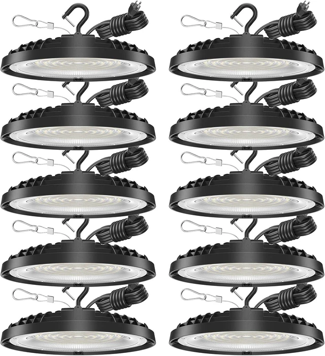 Main image of 200W UFO LED High Bay Light, 28,000LM LED Shop Light Fixture, 5000K 120V AC