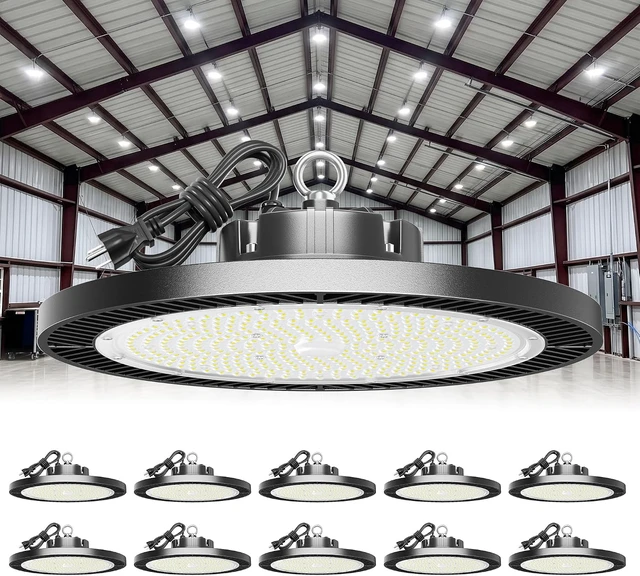 Main image of ELEKICO 150W High Bay LED Shop Light, 22500LM 5000K UFO LED High Bay Light