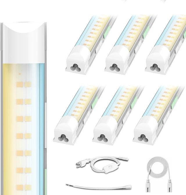 Main image of Dimmable LED Shop Light 4ft,4500LM,6WATT,6CCT Adjustable Garage Lights