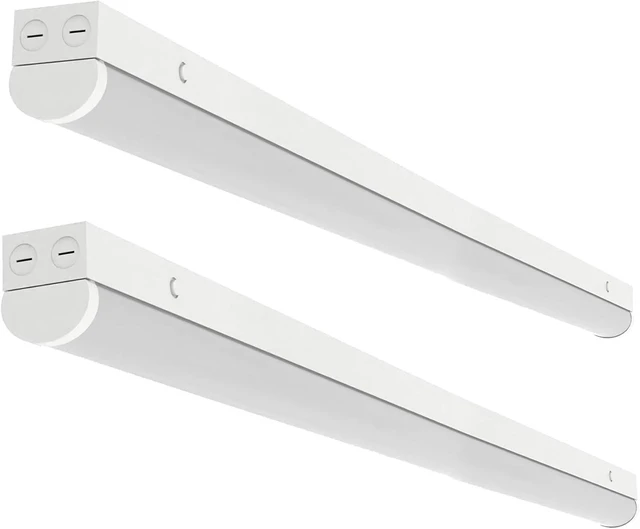 Main image of LED Linear Strip Lights 8FT LED Shop Lights, 70/65/60W 35/40/5000K CCT Selectable, Surface Mount and Hanging Light, 0-10V Dimmable Commercial Bay Light Fluorescent Tube Replacement for Garage, 2 Pack