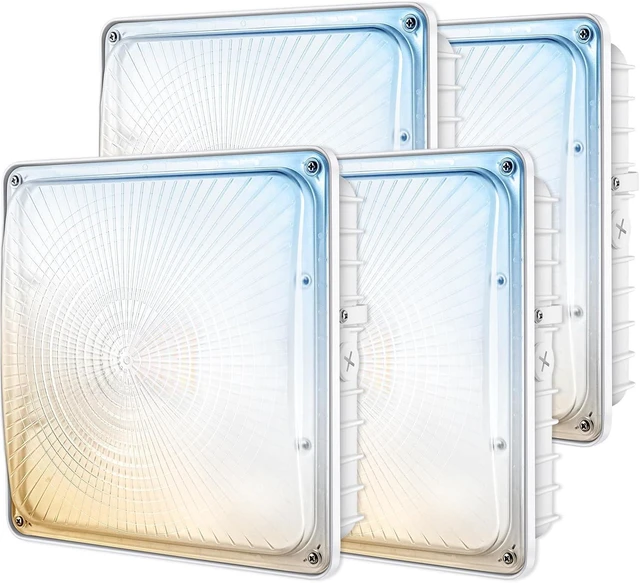 Main image of LED Canopy Light, 30W/45W/60W/70W Selectable, 3000K/4000K/5000K 3CCT, 4Pack