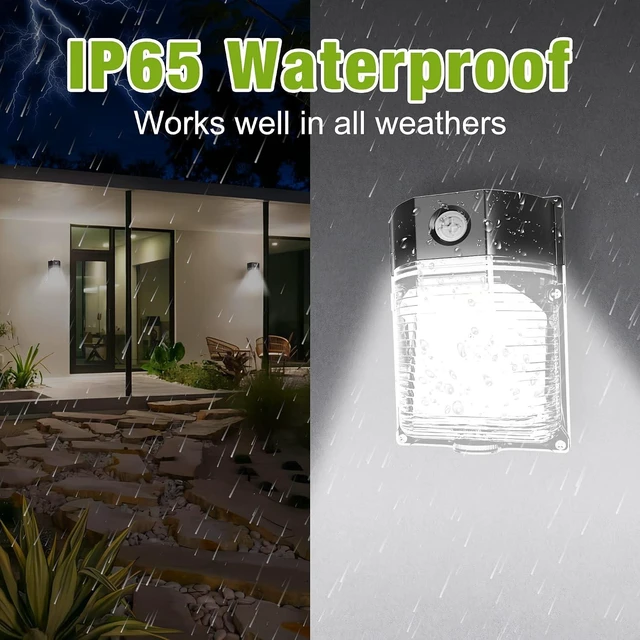Alt view image 4 of 7 - YXL 6PACK 30W 3600LM LED Wall Pack Lights with Dusk to Dawn Photocell, AC100-277V 5000K Wall Pack Lights Outdoor Led, IP65 Waterproof, ETL Listed, for Porch Garden Garage Warehouse Hotel Lighting.