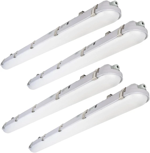 Main image of DAKASON 4FT LED Vapor Tight Light Fixture 4Pack, 4800lm 40W/32W/24W, 3CCT