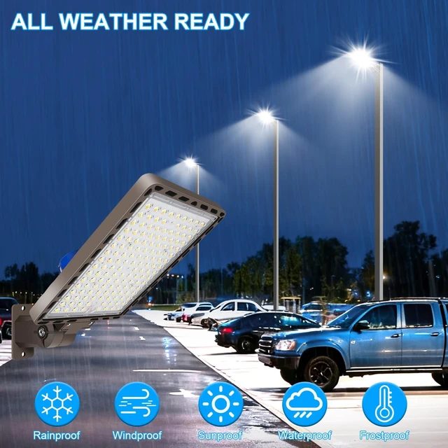 Alt view image 3 of 7 - 350W Parking Lot Light LED,wall Mount Security Area Flood Lighting