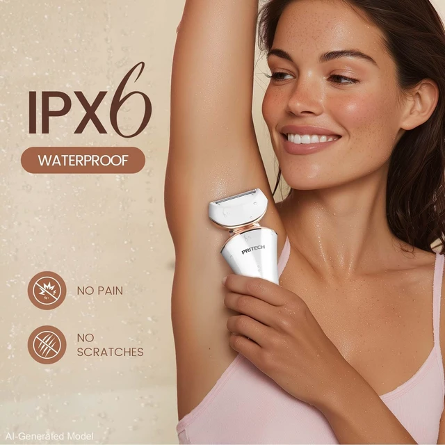 Alt view image 3 of 6 - Electric Razor for Women Rechargeable Shaver for Women Portable Lady Shaver