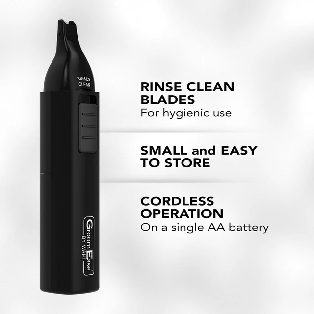 Alt view image 2 of 6 - GroomEase by Wahl Ear and Nose Trimmer, Personal Trimmer, Trimmers for Men and Women, Nose Ear and Eyebrow Trimming, Rinse Clean Blade, Easy to Use, Cordless