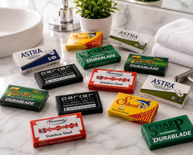 Alt view image 4 of 5 - Double Edge Razor Blade/Safety Razor Blade Variety Pack 100 Blades for All Standard Double Edge Safety Razors