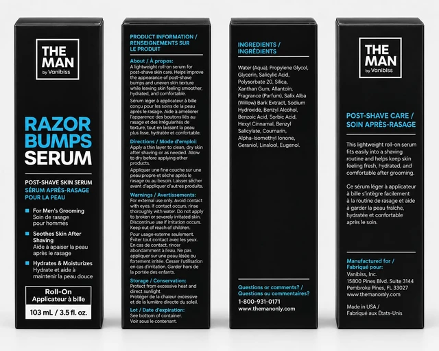 Alt view image 5 of 5 - The Man Razor Bumps Serum - Ingrown Hair Treatment for Men - Razor Bump Treatment for Men - Face & Body After Shave & Razor Burn Treatment - Metal Roll On Soothes Skin & Calms Irritation (3.5fl.oz)