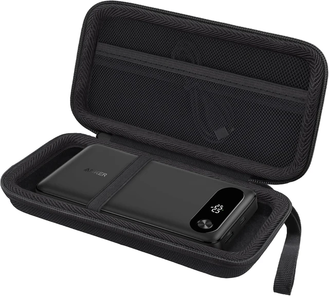 Alt view image 2 of 7 - khanka Case for Anker 20000mAh 87W Portable Charger Power Bank,Black