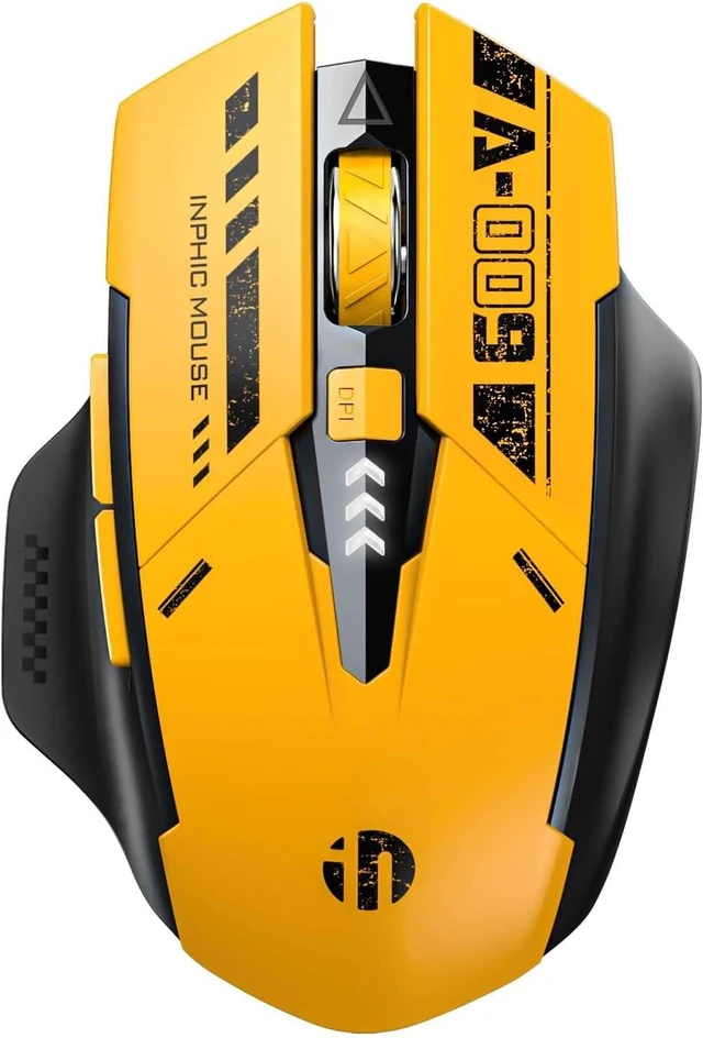 Main image of INPHIC A9 Wireless Gaming Mouse, Rechargeable, 12800 DPI, RGB Light