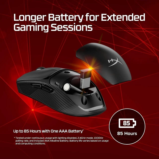 Alt view image 4 of 7 - HyperX Pulsefire Fuse Gaming Mouse