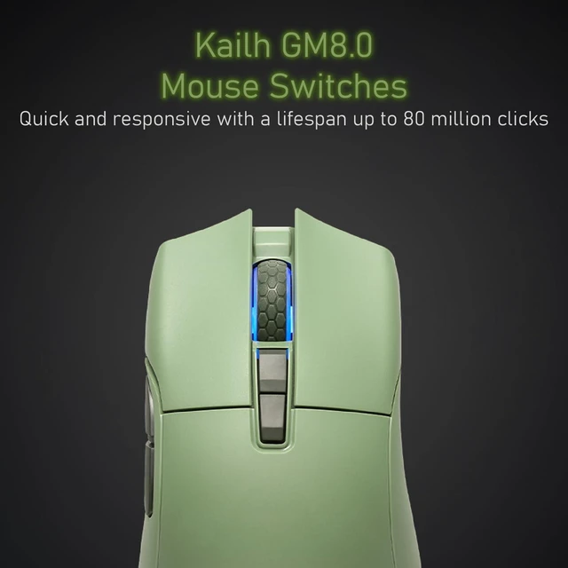 Alt view image 5 of 7 - iRocks M31R Wireless Gaming Mouse - Tri-Mode 2.4G/Bluetooth/USB-C - 26K DPI