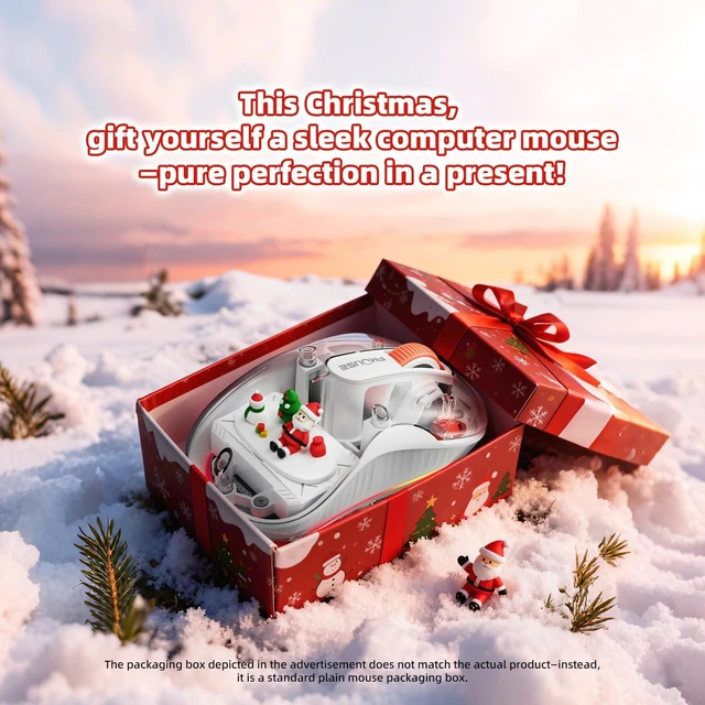 Alt view image 6 of 7 - FMOUSE Transparent Wireless Mouse, Tri-Mode Bluetooth & 2.4GHz, White
