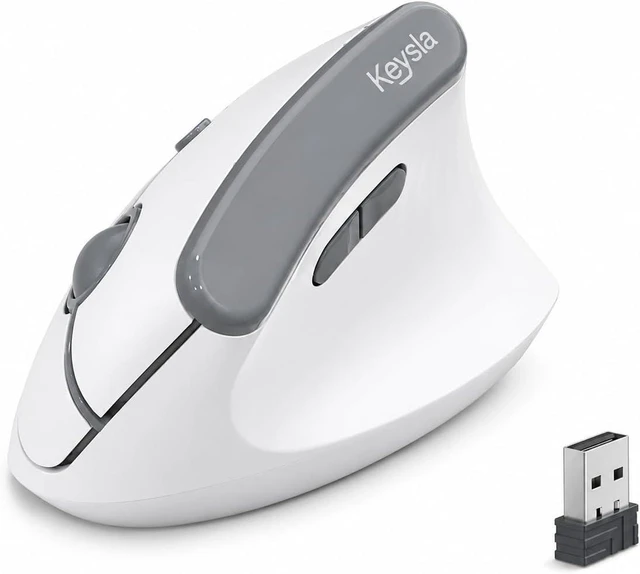Main image of Ergonomic Mouse, Wireless Vertical Mouse, Medium/Large Hands, White
