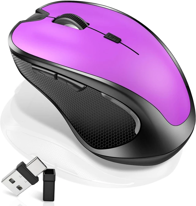 Main image of Mouse for MacBook Bluetooth Wireless Mice Laptop Mac Pro iPad with Jiggler