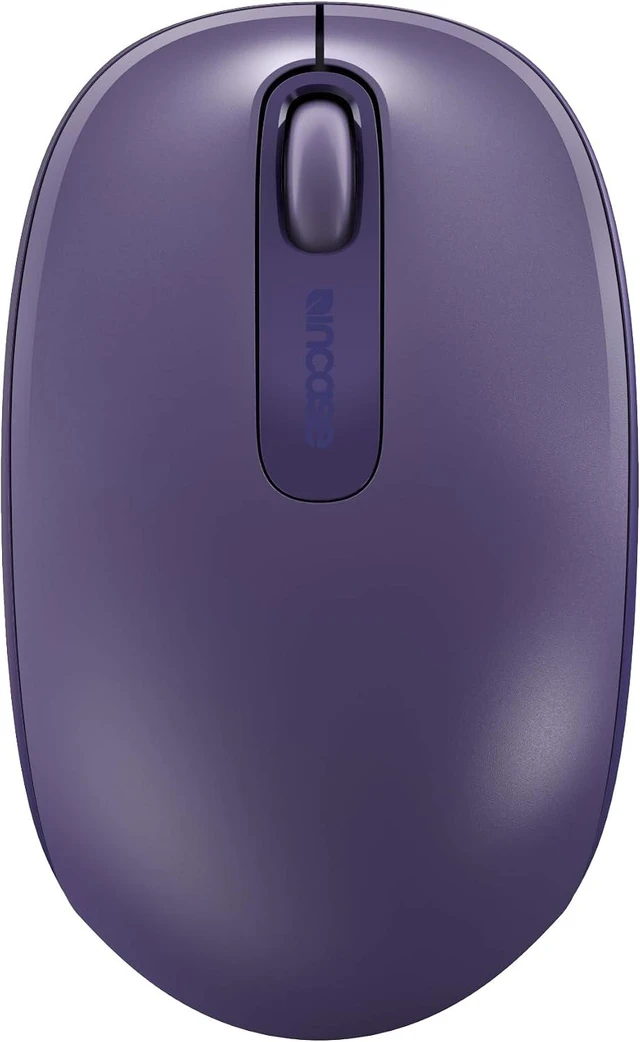 Alt view image 5 of 7 - Incase Wireless Mobile Mouse 1850 Designed by Microsoft Compact, Comfortable, Right/Left Hand Use, 6-Month Battery Life, Nano Transceiver, Works with Mac/Windows 8/10/11 (Purple)