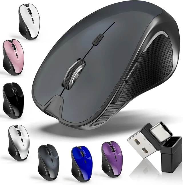 Main image of Mouse for MacBook Bluetooth Wireless Laptop Mac Air Pro Mice with Jiggler