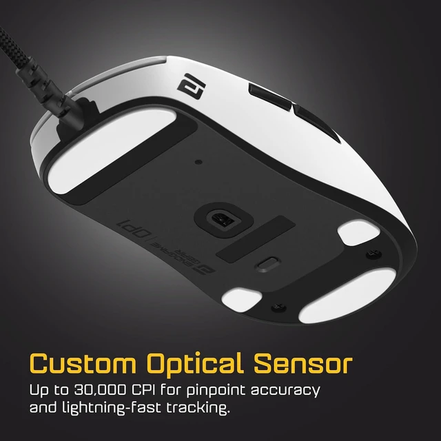 Alt view image 4 of 7 - ENDGAME GEAR OP1 8k v2 White Esports Gaming Mouse with Cable, 30K DPI Optical Sensor, 8000Hz Polling, Hot-Swappable Switches & Claw-Grip Design