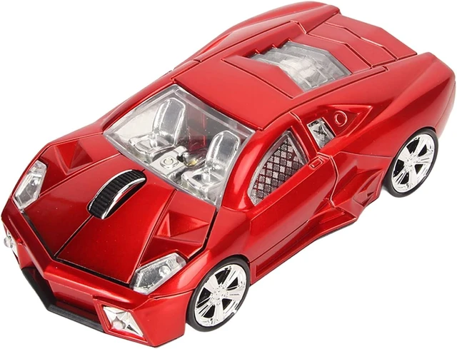 Alt view image 5 of 7 - ASHATA Sport Car Shaped Computer Mouse, 1600DPI Ergonomic Gaming Optical with USB Receiver, LED Light, Car for PC Laptop Notebook, for for