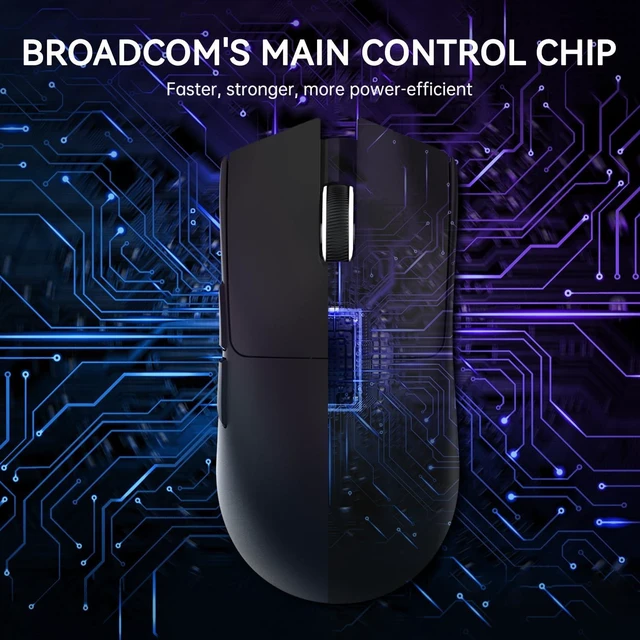 Alt view image 7 of 7 - ATTACK SHARK X11 Wireless Gaming Mouse, PAW3311 Sensor, Lightweight, RGB Charging Dock, 22,000 DPI, Tri-Mode Connectivity, 5 Programmable Buttons - Black